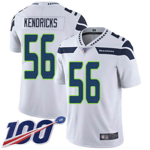 Seattle Seahawks Limited White Men Mychal Kendricks Road Jersey NFL Football #56 100th Season Vapor Untouchable